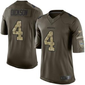 Nike Seattle Seahawks #4 Michael Dickson Green Stitched NFL Limited 2015 Salute To Service Jersey