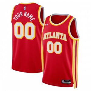 Atlanta Hawks Nike Unisex Swingman Custom Jersey Red