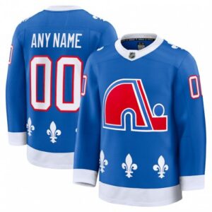 Colorado Avalanche Blue Alternate Heritage Premium Custom Jersey