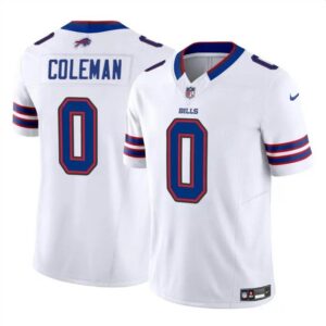 Buffalo Bills #0 Keon Coleman White 2024 Draft F.U.S.E. Vapor Untouchable Limited Stitched Football Jersey